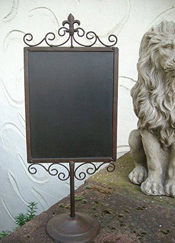 Deko-Impresion Schöne Standtafel, Kreidetafel, Schreibtafel, Werbetafel, Eisen von Deko-Impresion