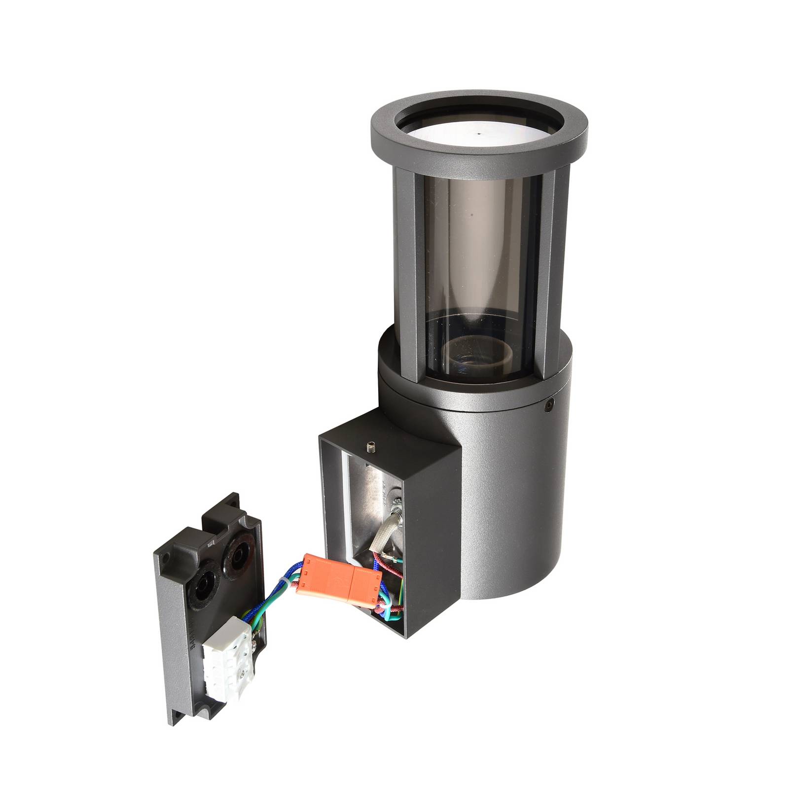 Außenwandlampe Facado II, grau/rauchgrau Ø 11 cm IP65 Metall Außenwandlampe Facado II, grau/rauchgrau Ø 11 cm IP65 Metall von Deko-Light
