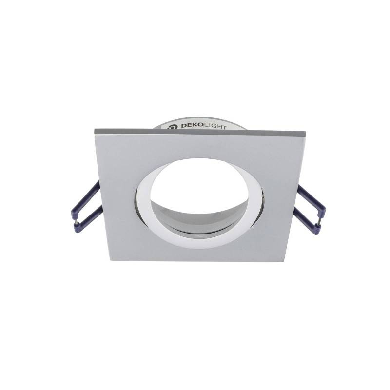 Deckeneinbaulampe Samsola, aluminiumfarben, 9 x 9 cm, Metall von Deko-Light
