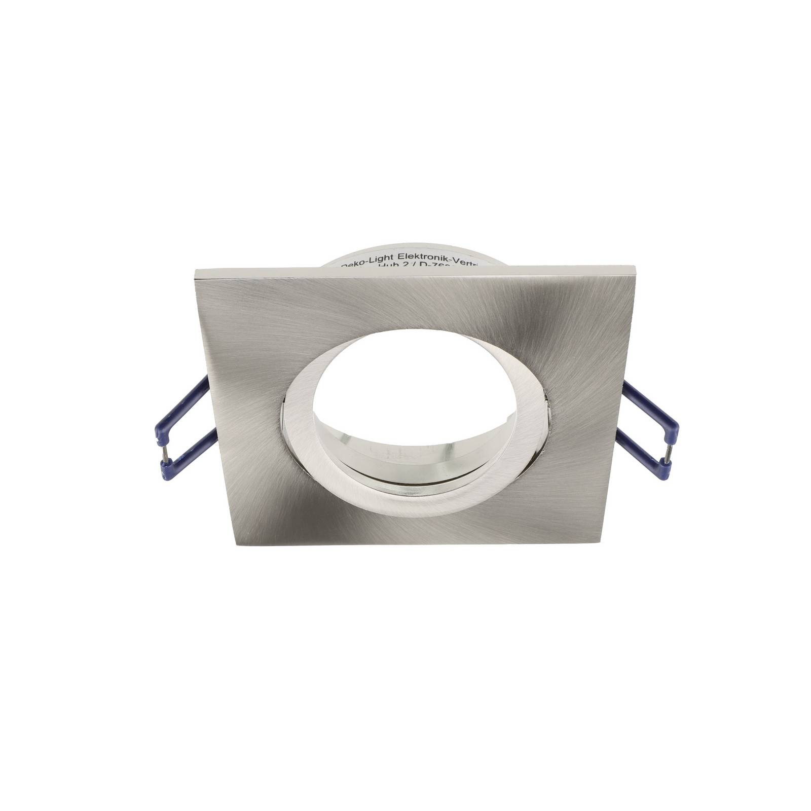 Deckeneinbaulampe Samsola, silber gebürstet, 9 x 9 cm Metall Deckeneinbaulampe Samsola, silber gebürstet, 9 x 9 cm Metall von Deko-Light
