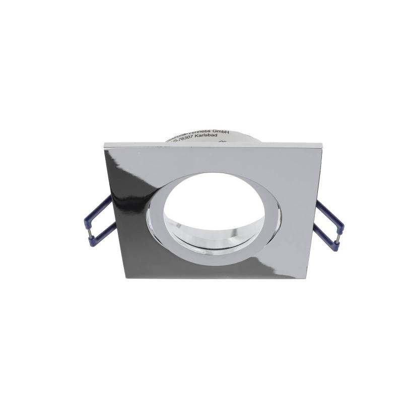 Deckeneinbaulampe Samsola, silber glänzend, 9 x 9 cm, Metall von Deko-Light