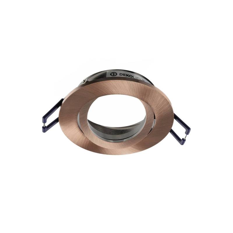 Deckeneinbauleuchte Samsola, kupferfarben, Ø 8 cm, Metall von Deko-Light