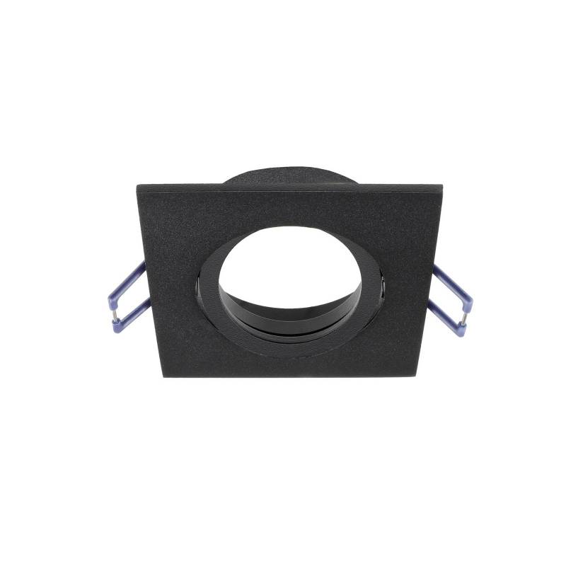 Deckeneinbauleuchte Samsola, schwarz, 9 x 9 cm, Metall von Deko-Light