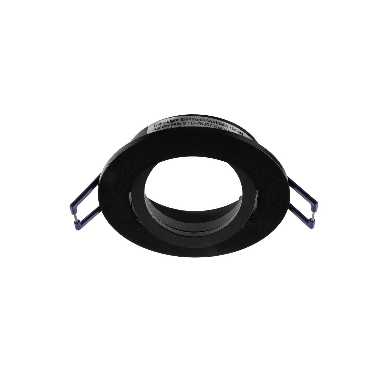 Deckeneinbauleuchte Samsola, schwarz, Ø 8 cm, Metall Deckeneinbauleuchte Samsola, schwarz, Ø 8 cm, Metall von Deko-Light