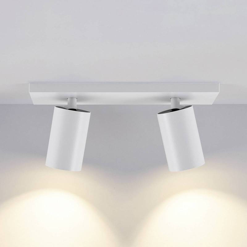Deckenspot CAN TILT, weiß, 31 x 9 cm, 2-flammig, Metall GU10 von Deko-Light