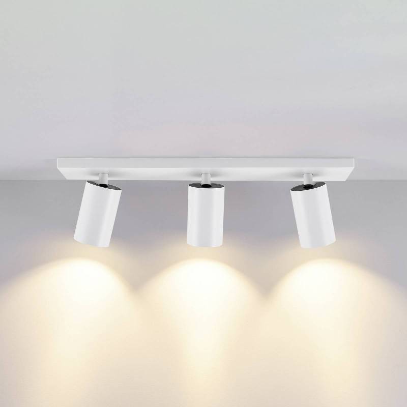 Deckenspot CAN TILT, weiß, 48 x 9 cm, 3-flammig, Metall GU10 von Deko-Light