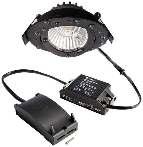 Deko Light 565395 Dione IP LED-Einbauleuchte EEK: E (A - G) LED LED fest eingebaut 8.5W Schwarz von Deko Light