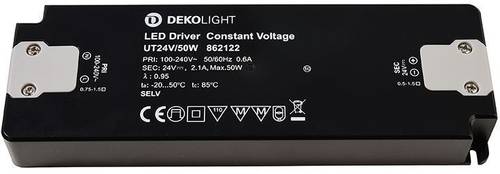 Deko Light FLAT, CV, UT24V/50W LED-Treiber Konstantspannung 50W 0 - 210mA 24V 1St. von Deko Light