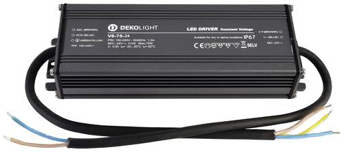 Deko Light IP, CV, V6-75-24 LED-Treiber Konstantspannung 75W 0 - 3125mA 24V 1St. von Deko Light