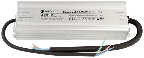 Deko Light IP, DIM CV LED-Trafo Konstantspannung 200W 5500mA - 16.70A 12 V/DC 1St. Deko Light IP, DIM CV LED-Trafo Konstantspannung 200W 5500mA - 16.70A 12 V/DC 1St. von Deko Light