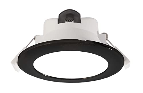 Deko-Light | LED-Panel Einbau-Deckenleuchte rund CCT-farbwechsel dimmbar | Acrux (weiß, Ø 17cm schwarz) von Deko-Light
