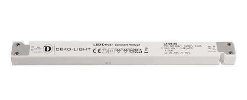 Deko Light LONG-FLAT, CV LED-Trafo Konstantspannung 0mA - 2.50A 24 V/DC 1St. von Deko Light