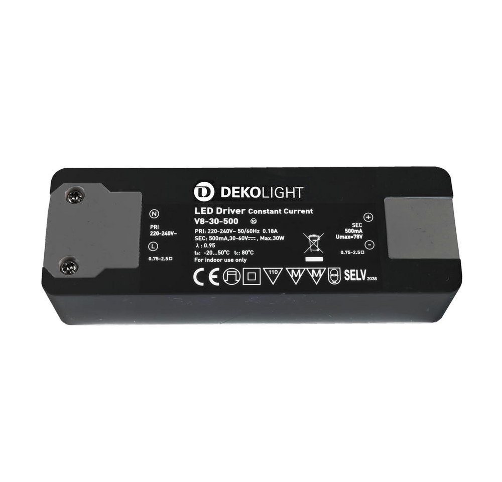 Deko-Light Treiber Basic 15-30W 500mA Trafo (Trafos, Netzteile & Treiber) von Deko-Light