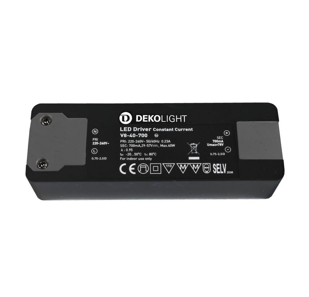 Deko-Light Treiber Basic 20-40W 700mA Trafo (Trafos, Netzteile & Treiber) von Deko-Light