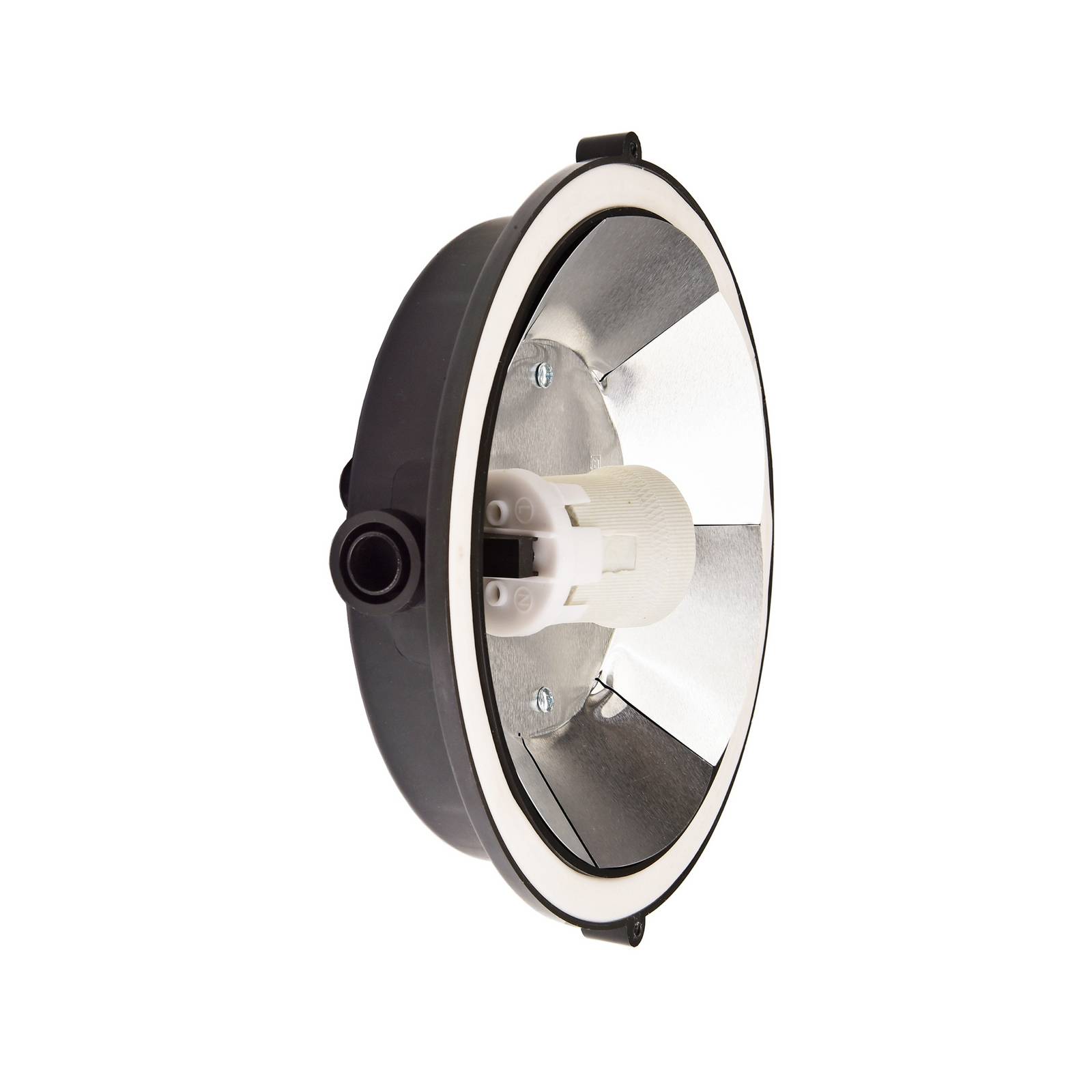 Feuchtraumlampe Sotano Retro schwarz Ø 18 cm Kunststoff IP44 Feuchtraumlampe Sotano Retro schwarz Ø 18 cm Kunststoff IP44 von Deko-Light