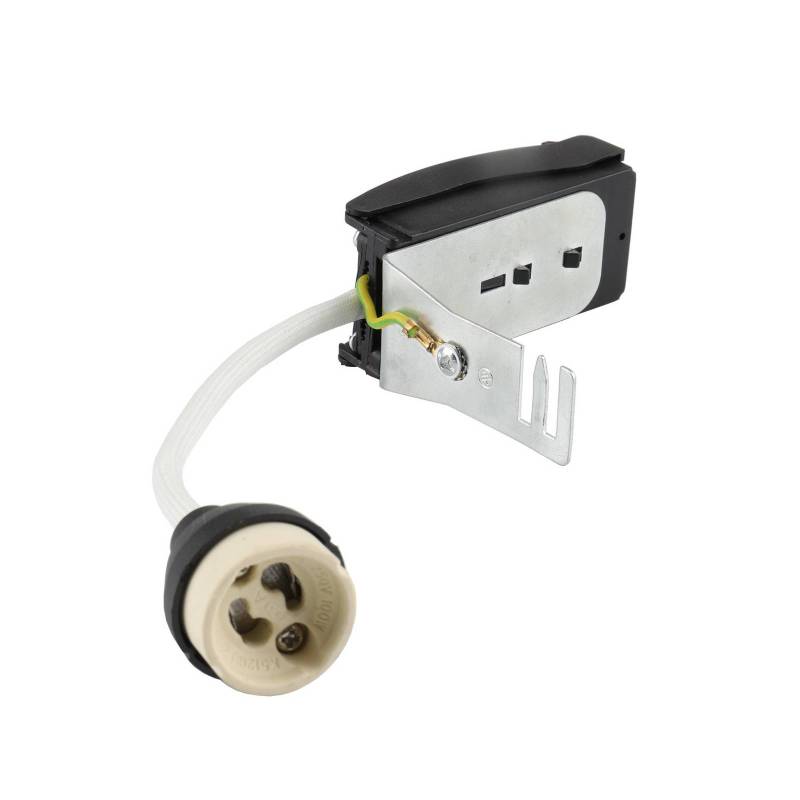 GU10-Fassung mit Abstandshalter, weiß, Kabel 10 cm max. 35 W von Deko-Light