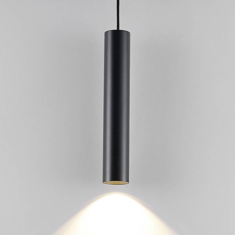 Hängeleuchte CAN, schwarz, Höhe 35 cm, Ø 6 cm, Metall, GU10 von Deko-Light