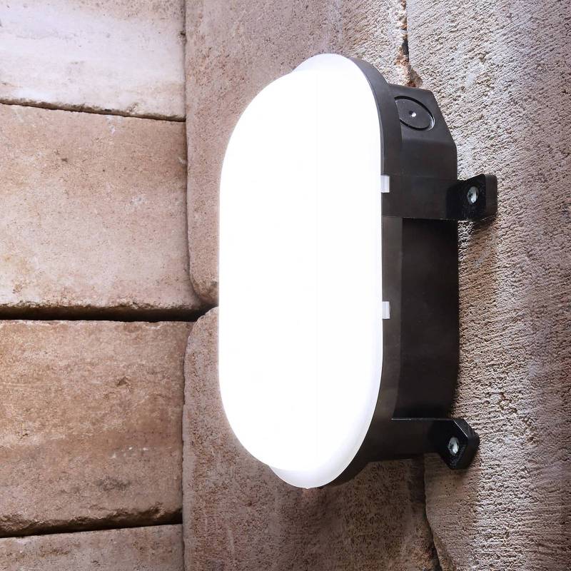 LED-Feuchtraumleuchte Sotano, schwarz, DIP-Schalter von Deko-Light