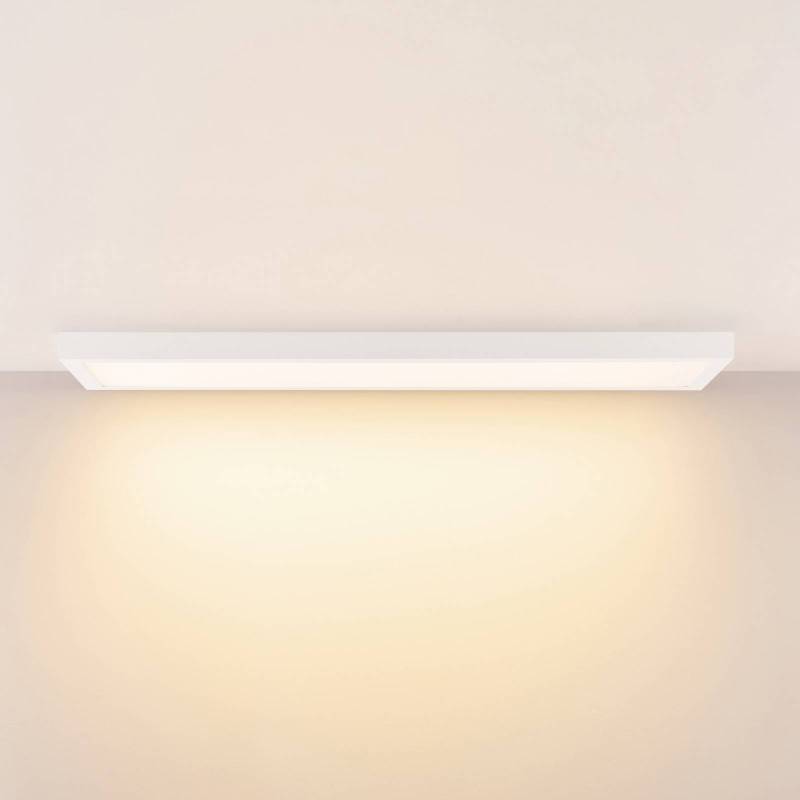 LED-Panel PRO OFFICE SANO, 123 x 33 cm, dim, weiß Metall CCT von Deko-Light
