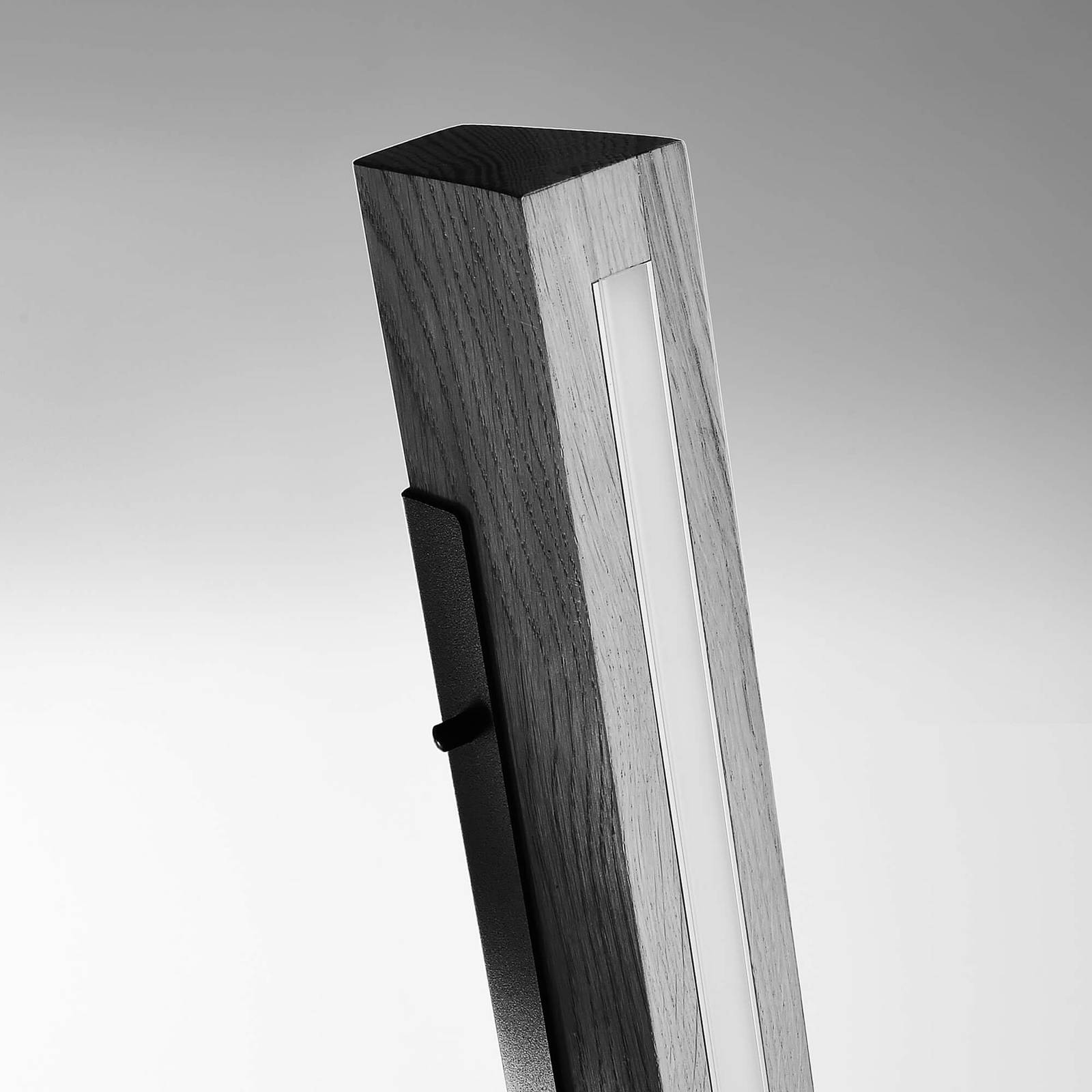 LED-Tischleuchte Madera aus Eichenholz, dimmbar von Deko-Light