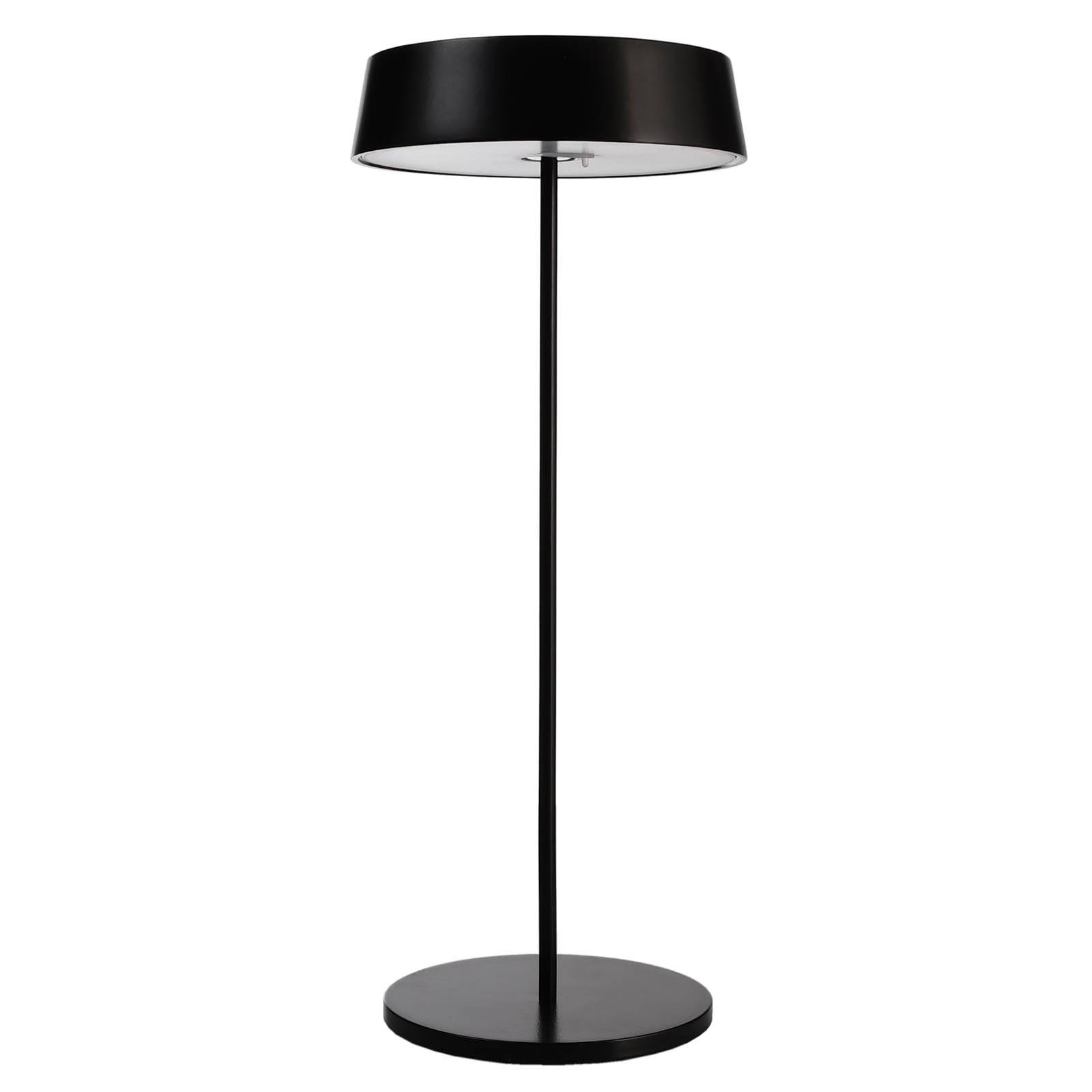 LED-Tischleuchte Miram mit Akku, dimmbar, schwarz von Deko-Light