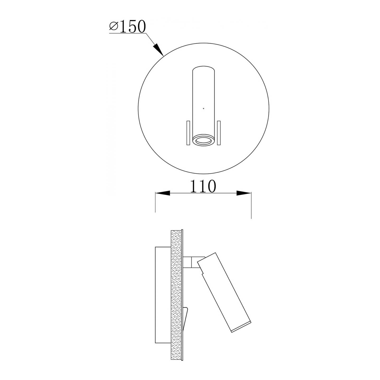 LED-Wandlampe Brahe IV, weiß LED-Wandlampe Brahe IV, weiß von Deko-Light