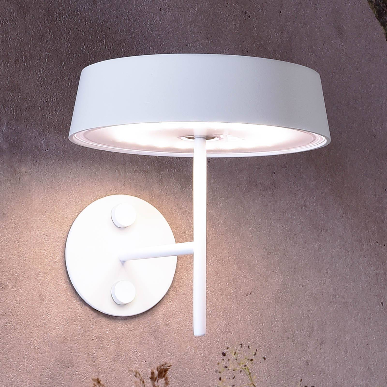 LED-Wandleuchte Miram mit Akku, dimmbar, weiß LED-Wandleuchte Miram mit Akku, dimmbar, weiß von Deko-Light