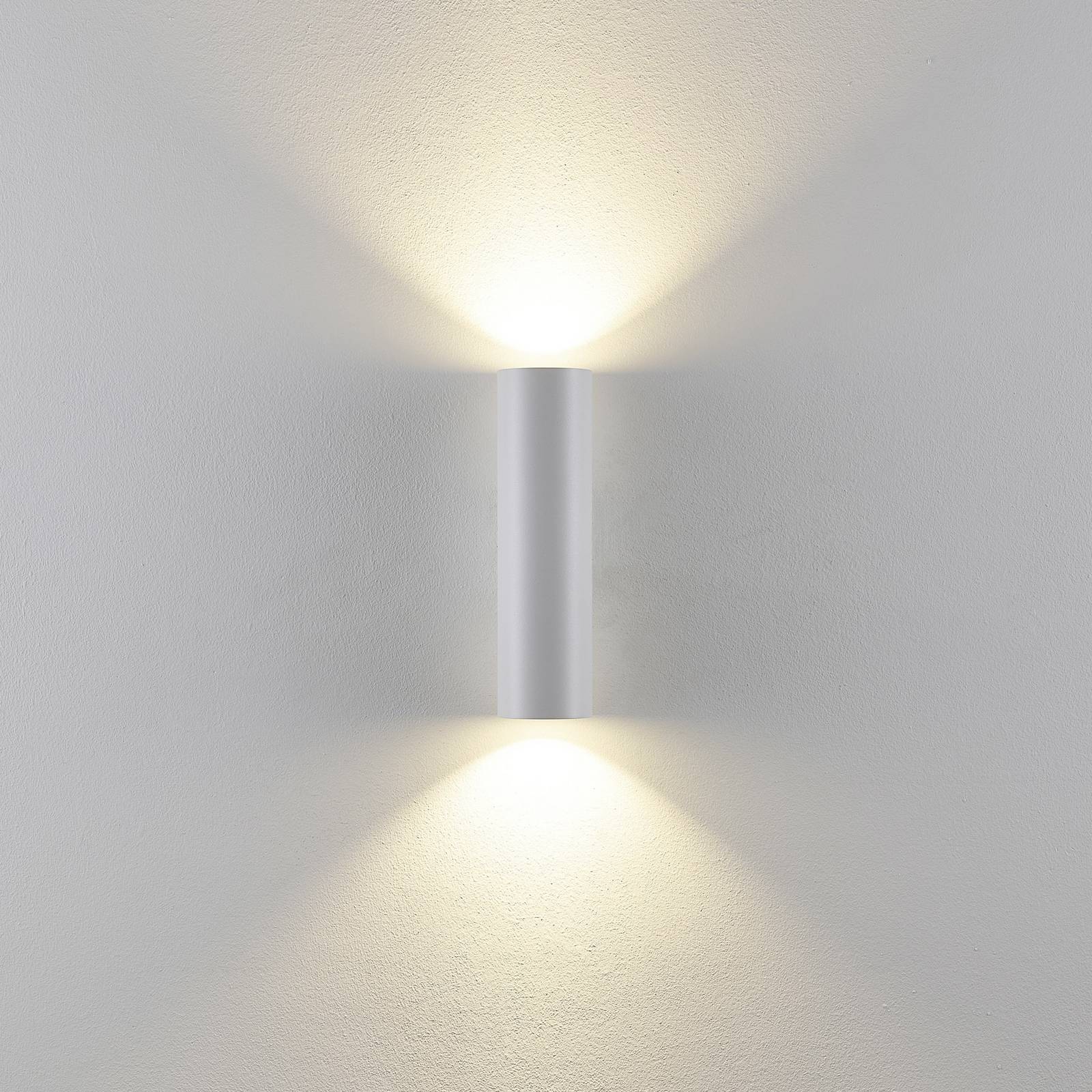 Wandleuchte CAN, weiß, 2-flg, Höhe 22 cm, Metall, GU10 Wandleuchte CAN, weiß, 2-flg, Höhe 22 cm, Metall, GU10 von Deko-Light