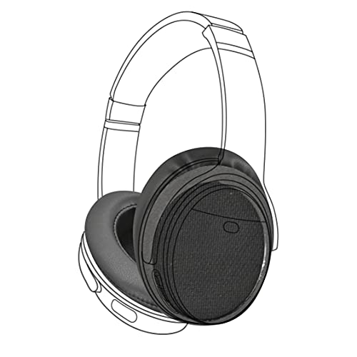 Dekoni Audio Ersatz-Kopfhörer-Ohrpolster, kompatibel mit Bose QuietComfort 15/25/35 Serie (Mitternachtsleder) von Dekoni Audio