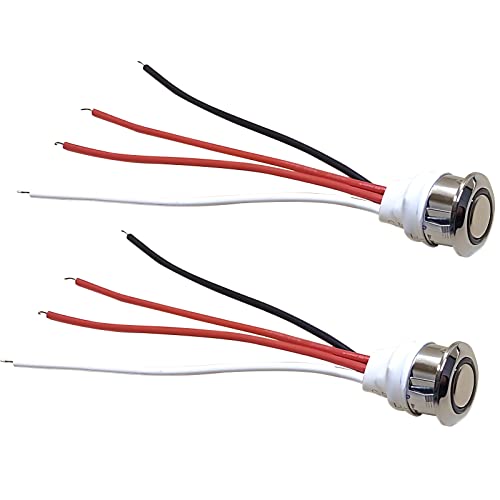 2 Stück 12V LED Touch Dimmer Schalter, 5-24V DC Touch dimmer für led lampen, Berührungsschalter für 18 mm Montageloch, Sensorschalter Stufenloses Dimmen für Led Streifen, für LED Licht, Schrank 2 Stück 12V LED Touch Dimmer Schalter, 5-24V DC Touch dimmer für led lampen, Berührungsschalter für 18 mm Montageloch, Sensorschalter Stufenloses Dimmen für Led Streifen, für LED Licht, Schrank von Delamiya