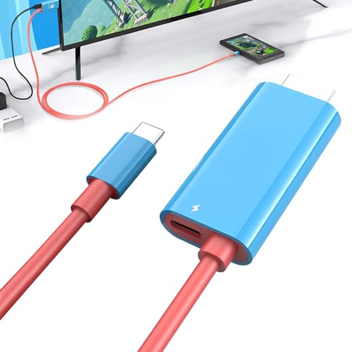 USB Typ C zu HDMI Konverterkabel, USB-C-auf-HDMI-Kabel kompatibel mit Nintendo Switch, tragbar er HDMI-Adapter für NS-Standard/OLED-Modell, für den TV Dock Modus auf Steam Deck, Smartphones, PC von Delamiya