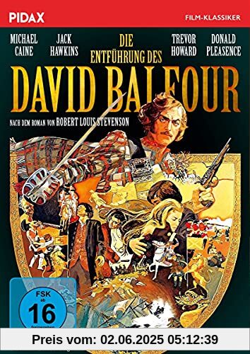 Die Entführung des David Balfour (Kidnapped) / Starbesetzte Verfilmung der bekannten Robert-Louis-Stevenson-Geschichte (Pidax Film-Klassiker) von Delbert Mann
