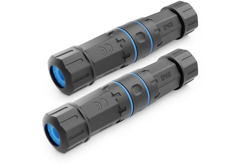 deleyCON deleyCON 2x CAT6 Netzwerkkabel Kupplung LSA Outdoor IP68 STP Ethernet Kabelzubehör von Deleycon