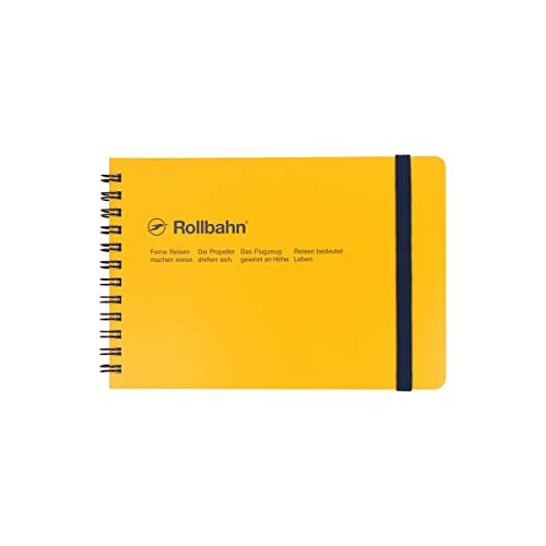 Delfonics Horizontale Rollbahn-Spiralnotizbücher: 7-1/2 in. x 5 in. (Gelb) von Delfonics