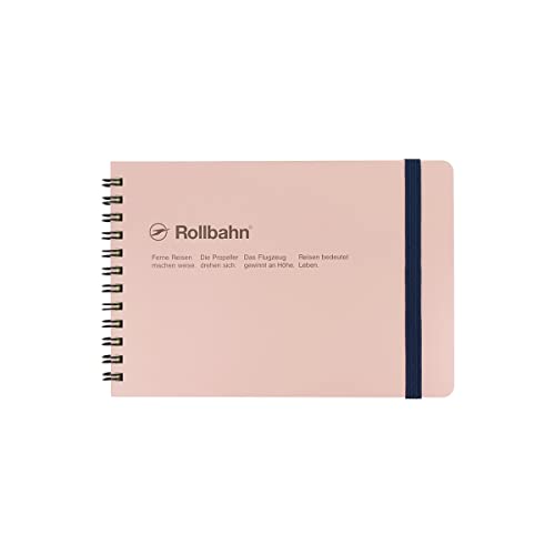 Delfonics Horizontale Rollbahn-Spiralnotizbücher: 7-1/2 in. x 5 in. (Hell-Pink) von Delfonics