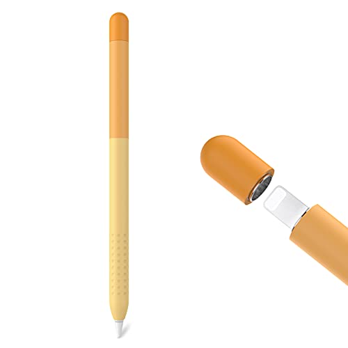 Delidigi Farbverlauf Hülle für Apple Pencil 1. Generation, Silikon Case Sleeve Schutzhülle Zubehör für Apple Pencil 1. Generation (Farbverlauf) von Delidigi