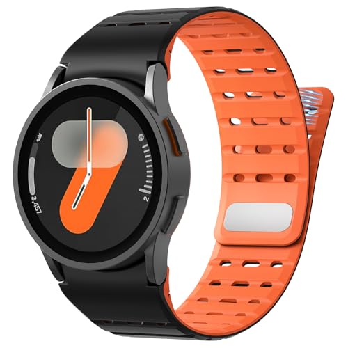 Delidigi Magnetarmband Kompatibel mit Samsung Galaxy Watch 7 6 5 4 FE 40mm 44mm/6 4 Classic 43mm 47mm 42mm 46mm/5 Pro 45mm, 20mm Starke Atmungsaktives Silikon Sport Ersatzband für Männer Frauen Delidigi Magnetarmband Kompatibel mit Samsung Galaxy Watch 7 6 5 4 FE 40mm 44mm/6 4 Classic 43mm 47mm 42mm 46mm/5 Pro 45mm, 20mm Starke Atmungsaktives Silikon Sport Ersatzband für Männer Frauen von Delidigi