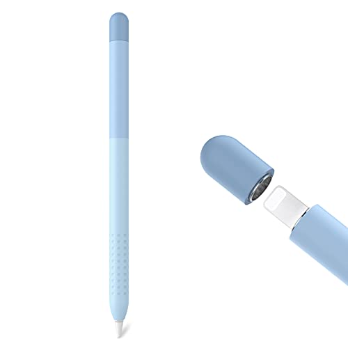 Delidigi Schutzhülle für Apple Pencil 1. Generation, Silikon, Farbverlauf, Blau Delidigi Schutzhülle für Apple Pencil 1. Generation, Silikon, Farbverlauf, Blau von Delidigi