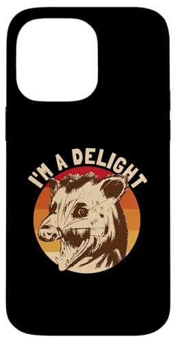 I'm A Delight Possum Retro Ich bin eine Freude Hülle für iPhone 14 Pro Max I'm A Delight Possum Retro Ich bin eine Freude Hülle für iPhone 14 Pro Max von Delightful Merch Company