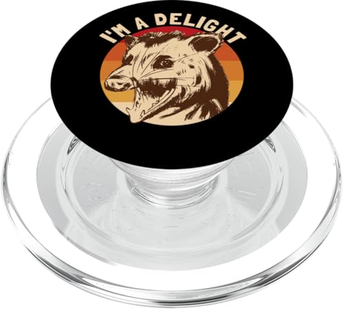 I'm A Delight Possum Retro Ich bin eine Freude PopSockets PopGrip für MagSafe I'm A Delight Possum Retro Ich bin eine Freude PopSockets PopGrip für MagSafe von Delightful Merch Company