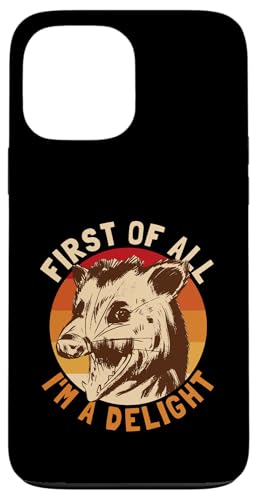 Zuallererst I'm A Delight Possum Retro I'm A Delight Hülle für iPhone 13 Pro Max Zuallererst I'm A Delight Possum Retro I'm A Delight Hülle für iPhone 13 Pro Max von Delightful Merch Company