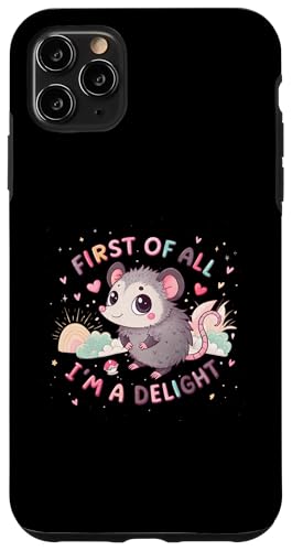 Zuallererst bin ich ein Delight Possum Ich bin eine Freude Hülle für iPhone 11 Pro Max Zuallererst bin ich ein Delight Possum Ich bin eine Freude Hülle für iPhone 11 Pro Max von Delightful Merch Company