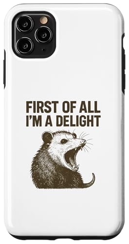 Zuallererst bin ich ein Delight Possum Ich bin eine Freude Hülle für iPhone 11 Pro Max Zuallererst bin ich ein Delight Possum Ich bin eine Freude Hülle für iPhone 11 Pro Max von Delightful Merch Company