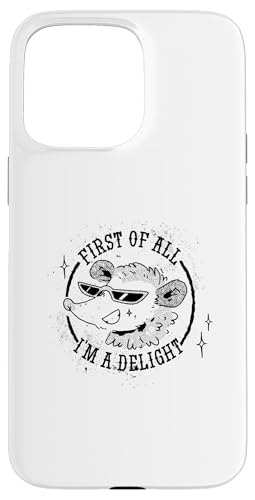 Zuallererst bin ich ein Delight Possum Ich bin eine Freude Hülle für iPhone 15 Pro Max Zuallererst bin ich ein Delight Possum Ich bin eine Freude Hülle für iPhone 15 Pro Max von Delightful Merch Company