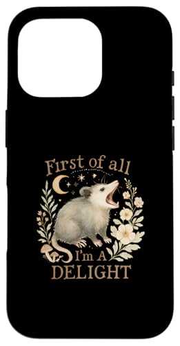 Zuallererst bin ich ein Delight Possum Ich bin eine Freude Hülle für iPhone 16 Pro Zuallererst bin ich ein Delight Possum Ich bin eine Freude Hülle für iPhone 16 Pro von Delightful Merch Company