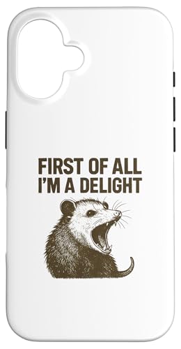 Zuallererst bin ich ein Delight Possum Ich bin eine Freude Hülle für iPhone 16 Zuallererst bin ich ein Delight Possum Ich bin eine Freude Hülle für iPhone 16 von Delightful Merch Company