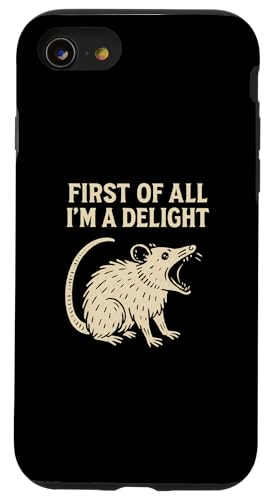 Zuallererst bin ich ein Delight Possum Ich bin eine Freude Hülle für iPhone SE (2020) / 7 / 8 von Delightful Merch Company