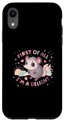 Zuallererst bin ich ein Delight Possum Ich bin eine Freude Hülle für iPhone XR Zuallererst bin ich ein Delight Possum Ich bin eine Freude Hülle für iPhone XR von Delightful Merch Company
