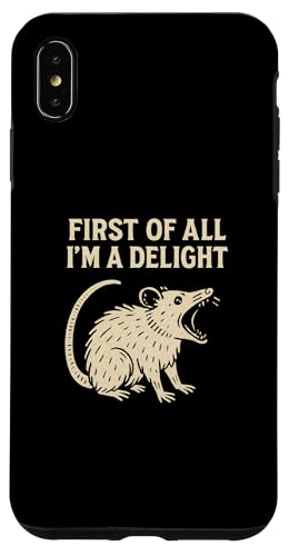 Zuallererst bin ich ein Delight Possum Ich bin eine Freude Hülle für iPhone XS Max Zuallererst bin ich ein Delight Possum Ich bin eine Freude Hülle für iPhone XS Max von Delightful Merch Company