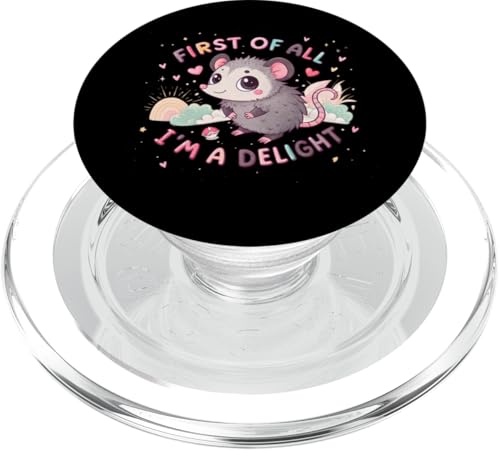 Zuallererst bin ich ein Delight Possum Ich bin eine Freude PopSockets PopGrip für MagSafe Zuallererst bin ich ein Delight Possum Ich bin eine Freude PopSockets PopGrip für MagSafe von Delightful Merch Company